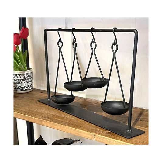 Vintage Hanging 4-candle stand