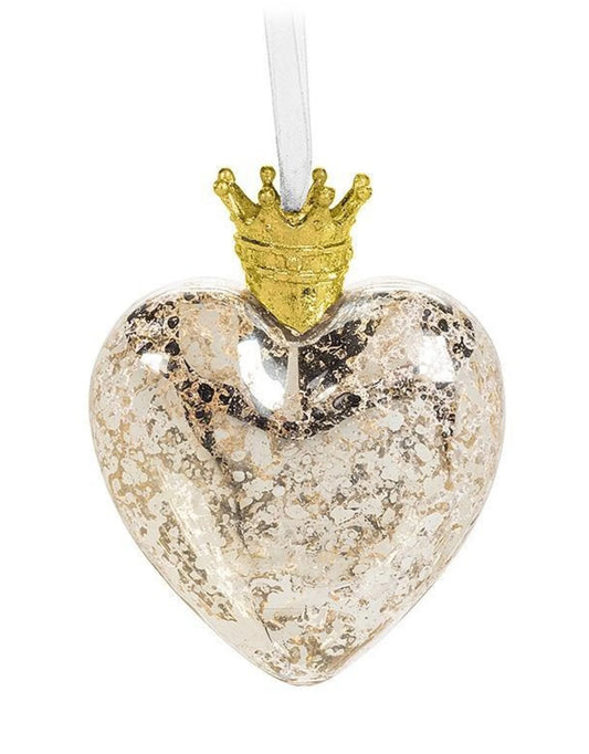 Heart Crown Ornament