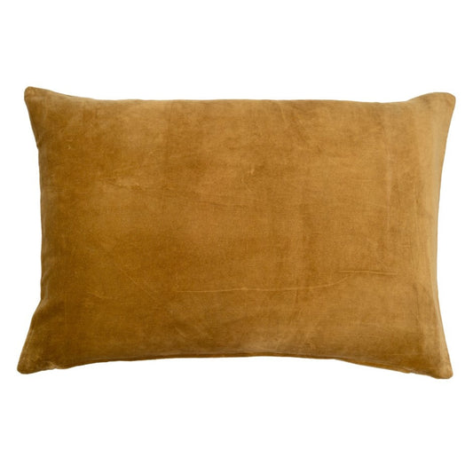 Vera velvet pillow gold 16x24