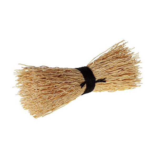 Wash whisk. Broom root. Black.