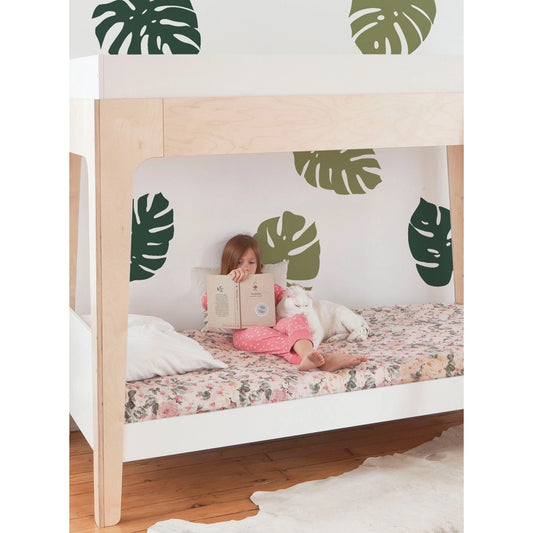 Monstera leaves wall decal
