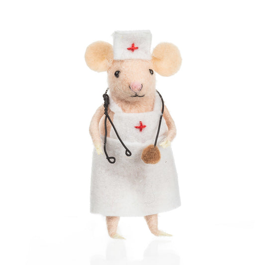 Nurse mouse in apron