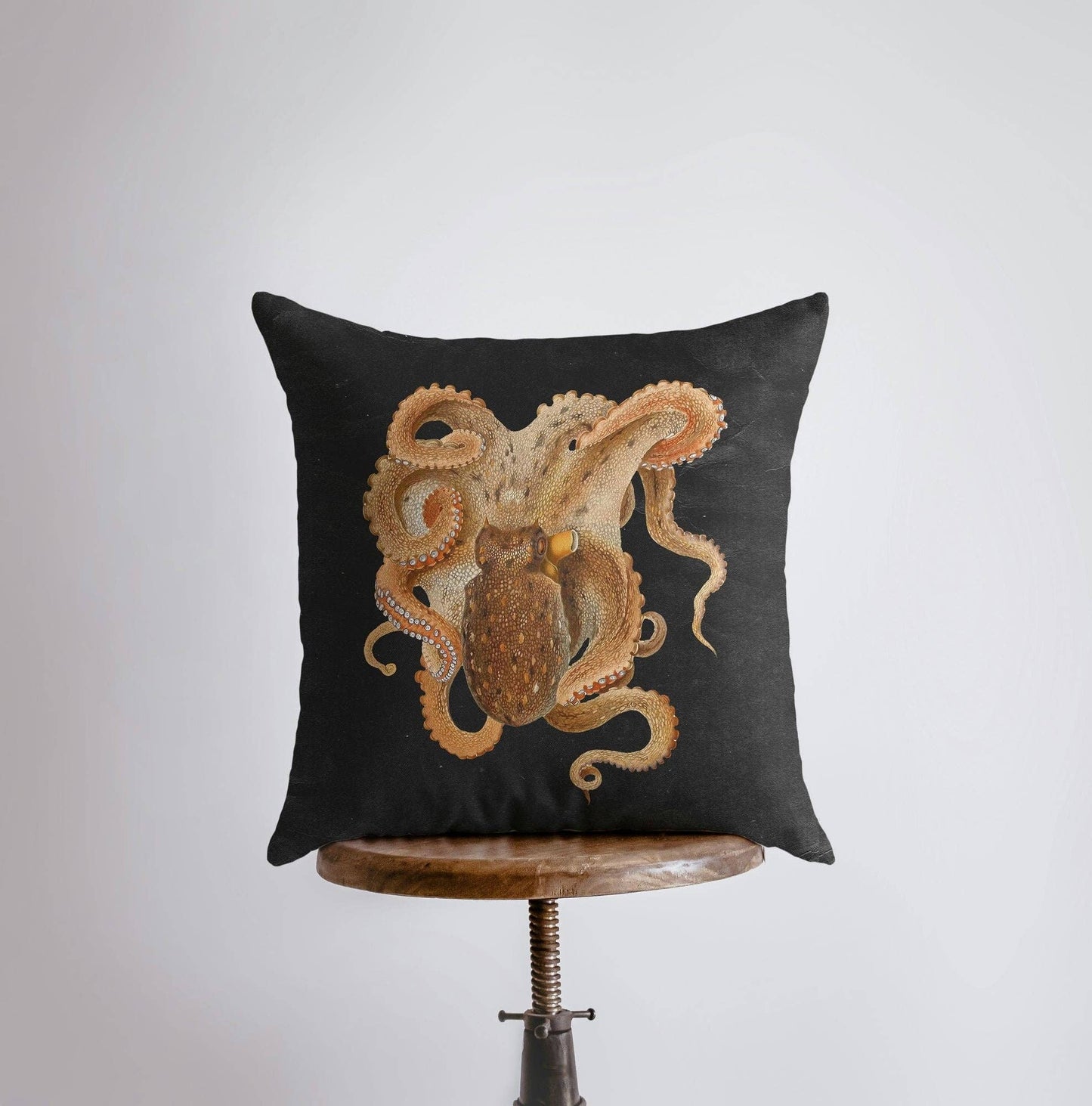 Vintage Octopus Pillow Down Insert 18 x 18"