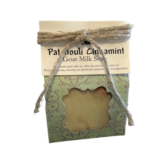 Patchouli Cinnamint Goat Milk Soap