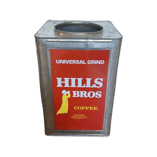 Vintage Hills Bros coffee tin 20lbs