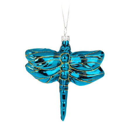 Glass dragonfly ornament