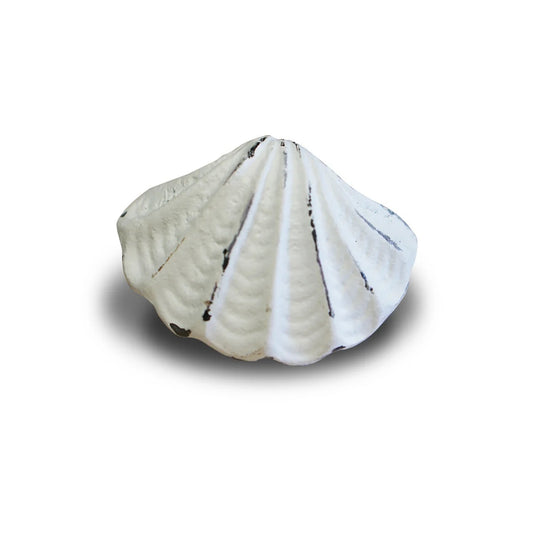 antique white clam knob