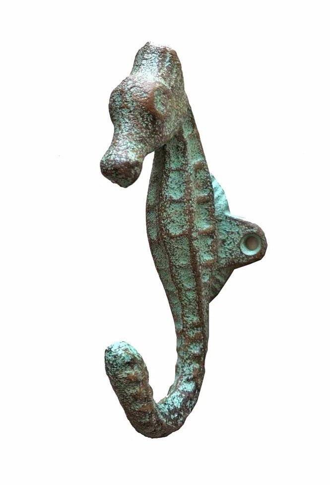 Seahorse Hook Antique Copper