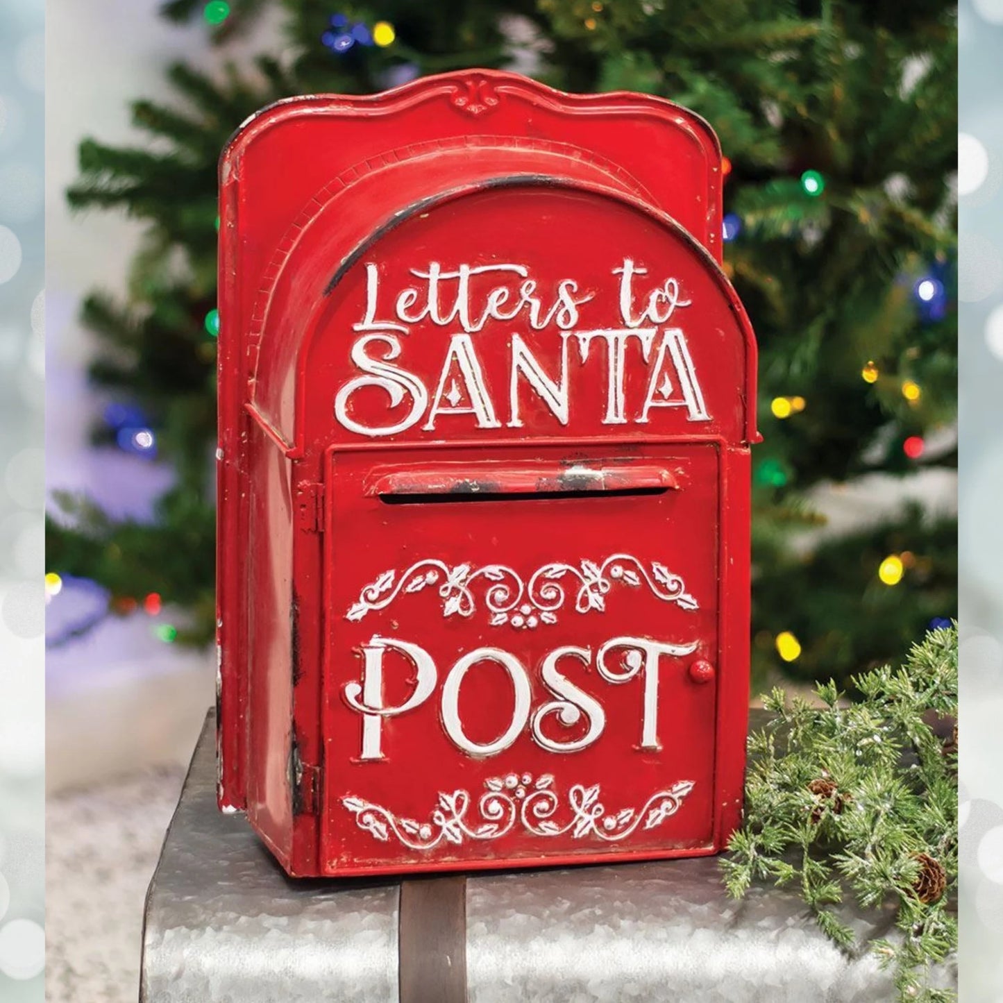 11"x15" Metal Santa Letter Box