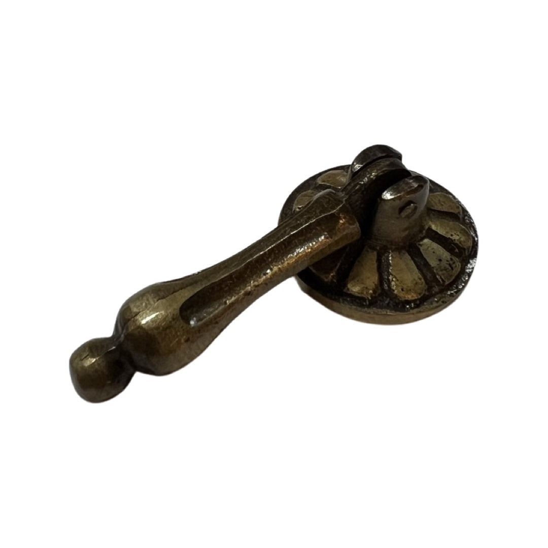 brass coated pull antique finish