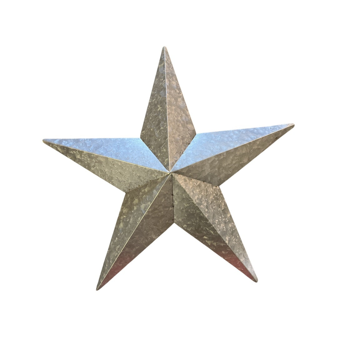 galvanized star 11"