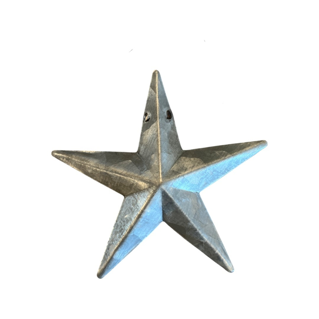 Galvanized star small