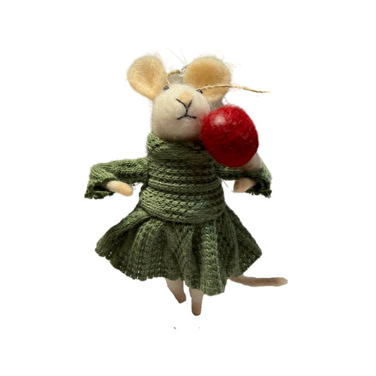 Green dress mouse