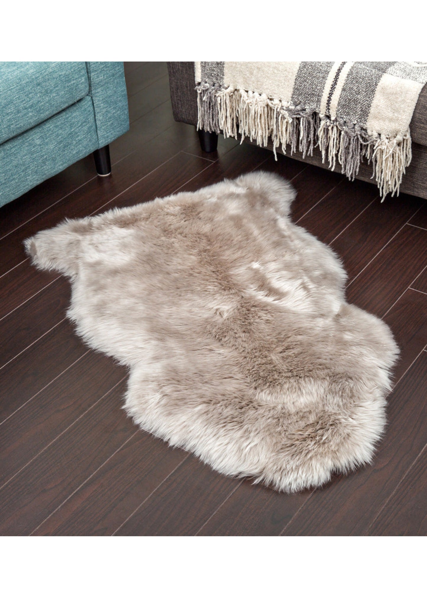 Stone sheepskin 2x3'