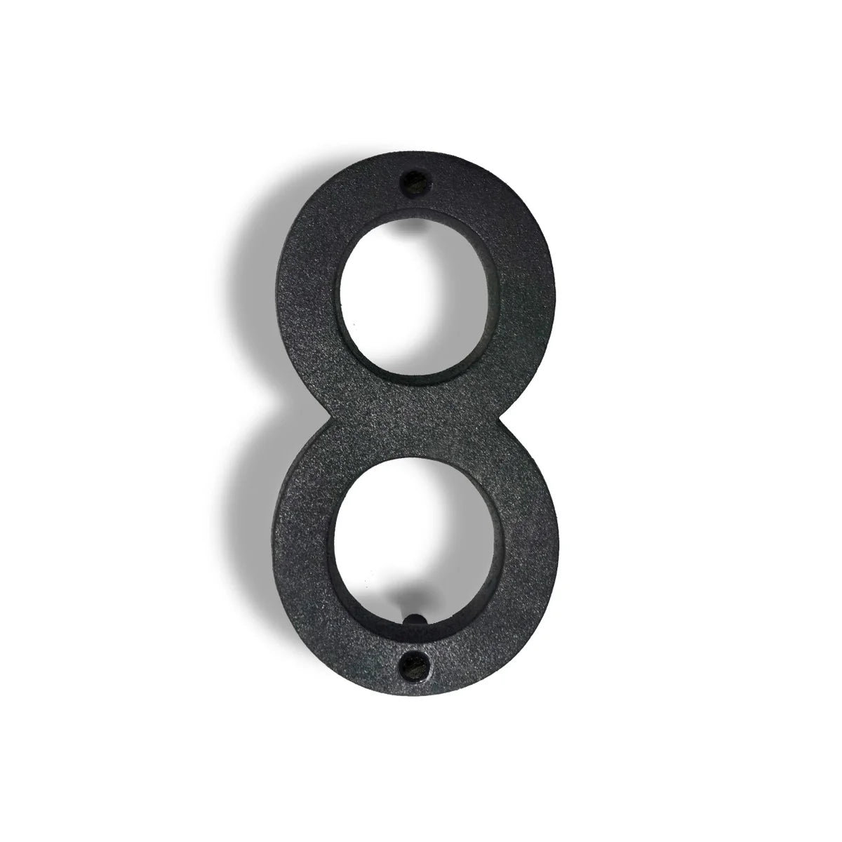 Wrought iron floating house numbers 6.5"