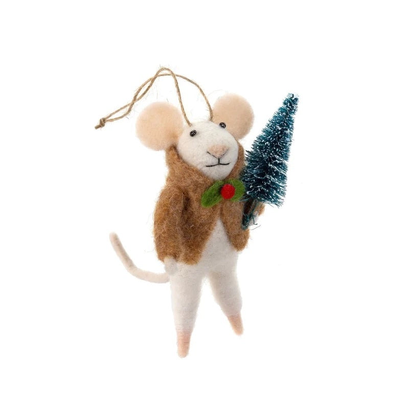 Merry Mouse Ornament