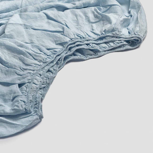 Lake Blue fitted sheet QN