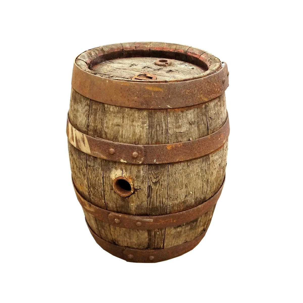 Antique European wine barrel